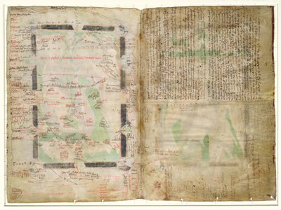 Map of Palestine by Matthew Paris